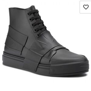 Melissa Black Crew High Top Sneakers